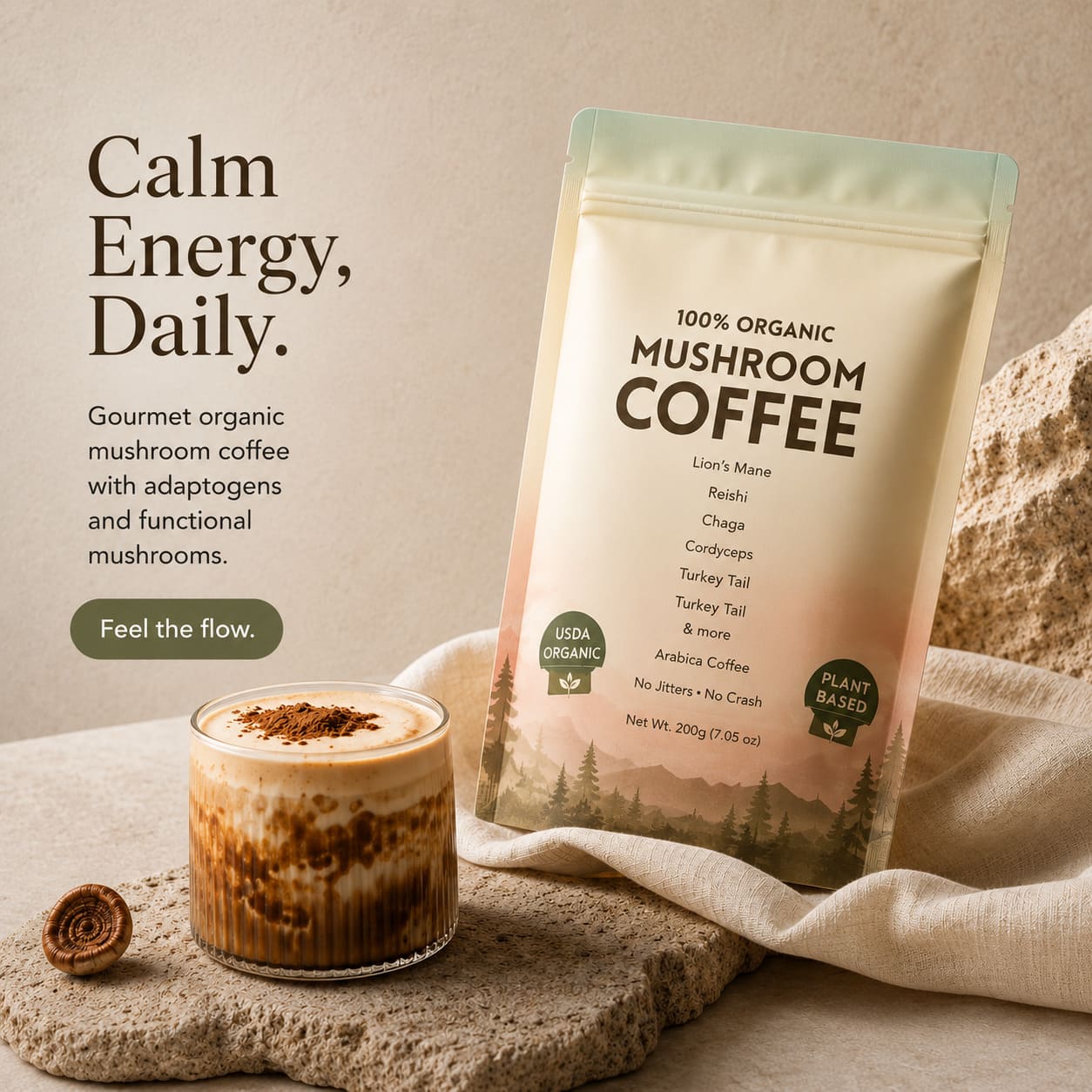 Daily Balance Mushroom Coffee